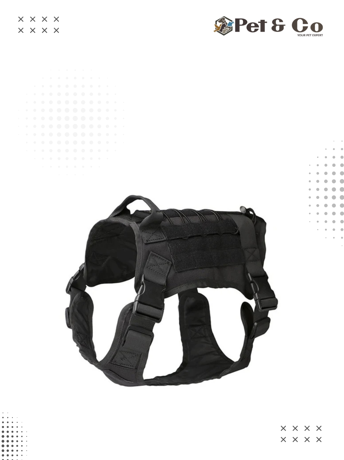 Tactical Dog Harness with Handle for Dogs