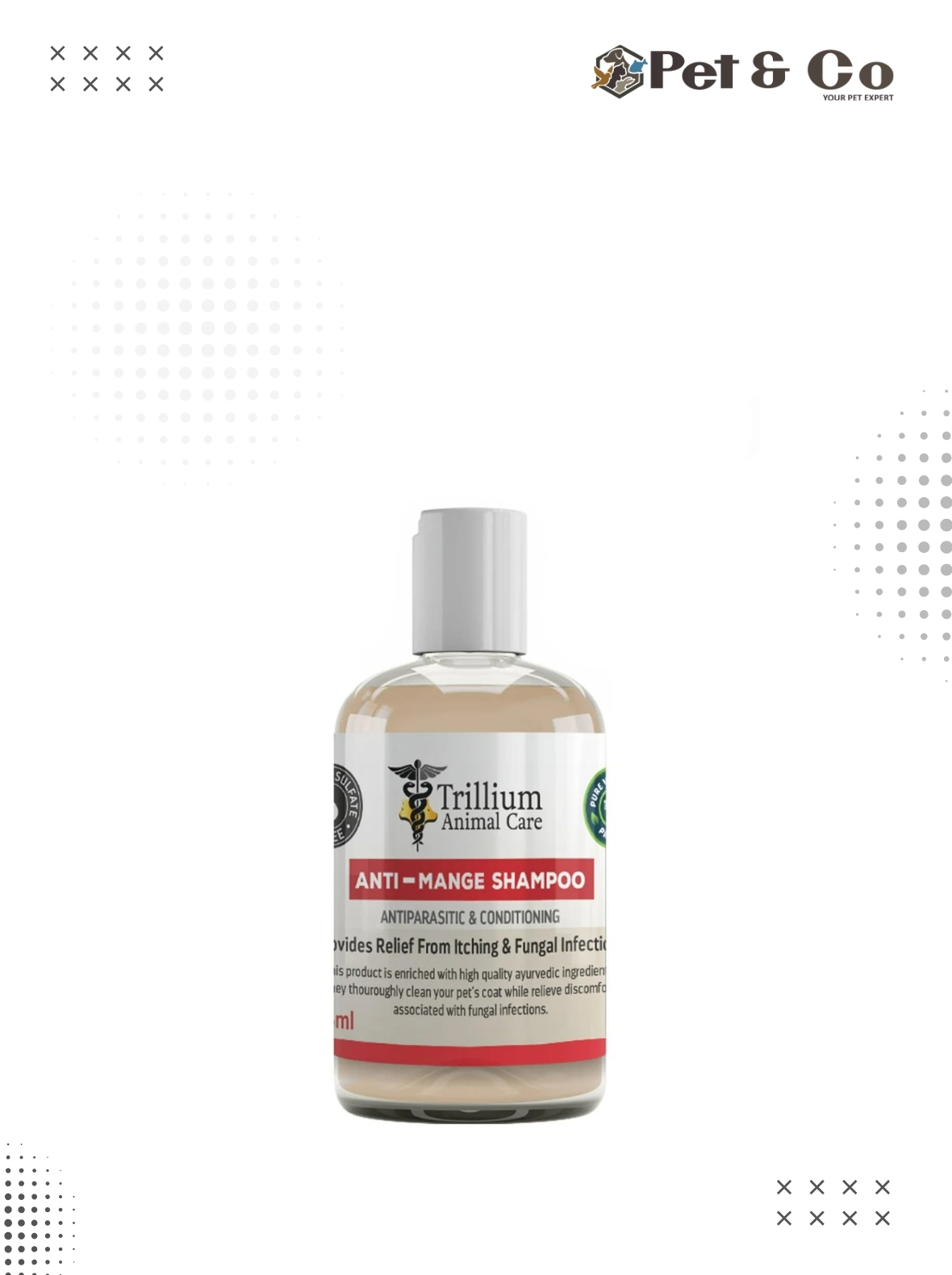 Trillium Pet Care Anti-Mange Shampoo (225mL)