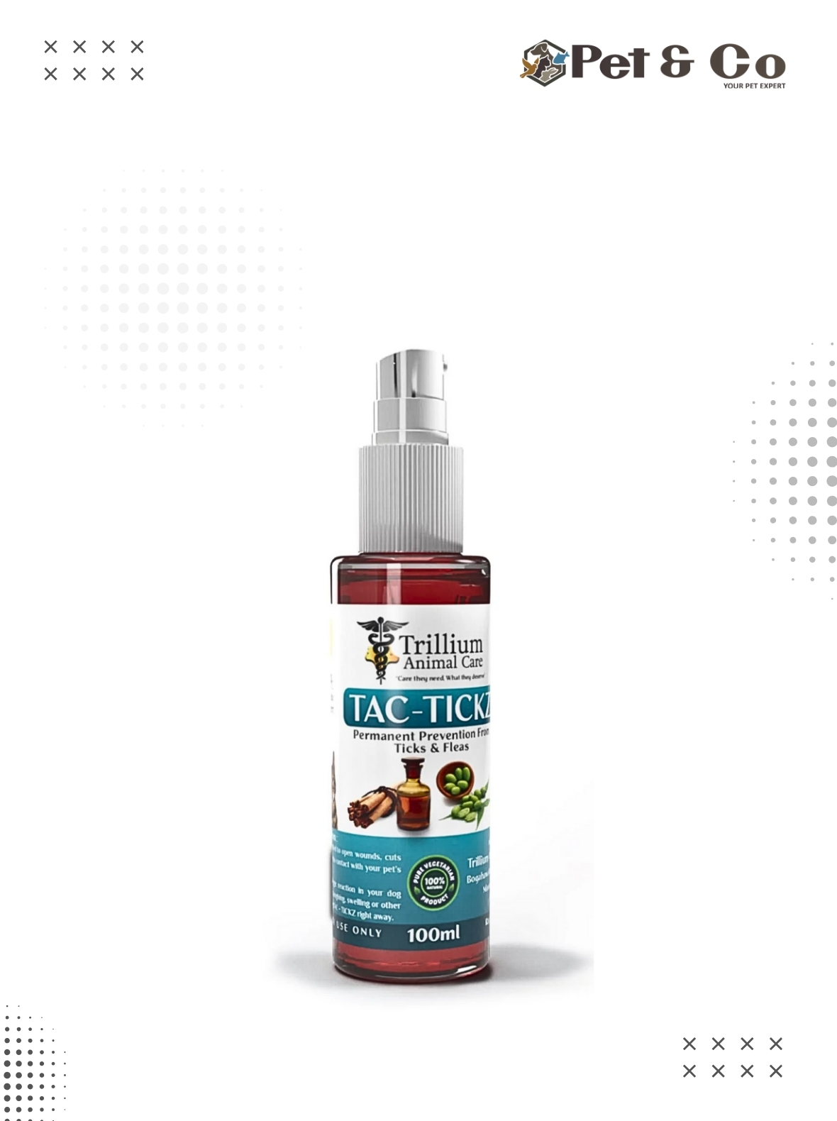 Trillium TAC-TICKZ Spray for Pets