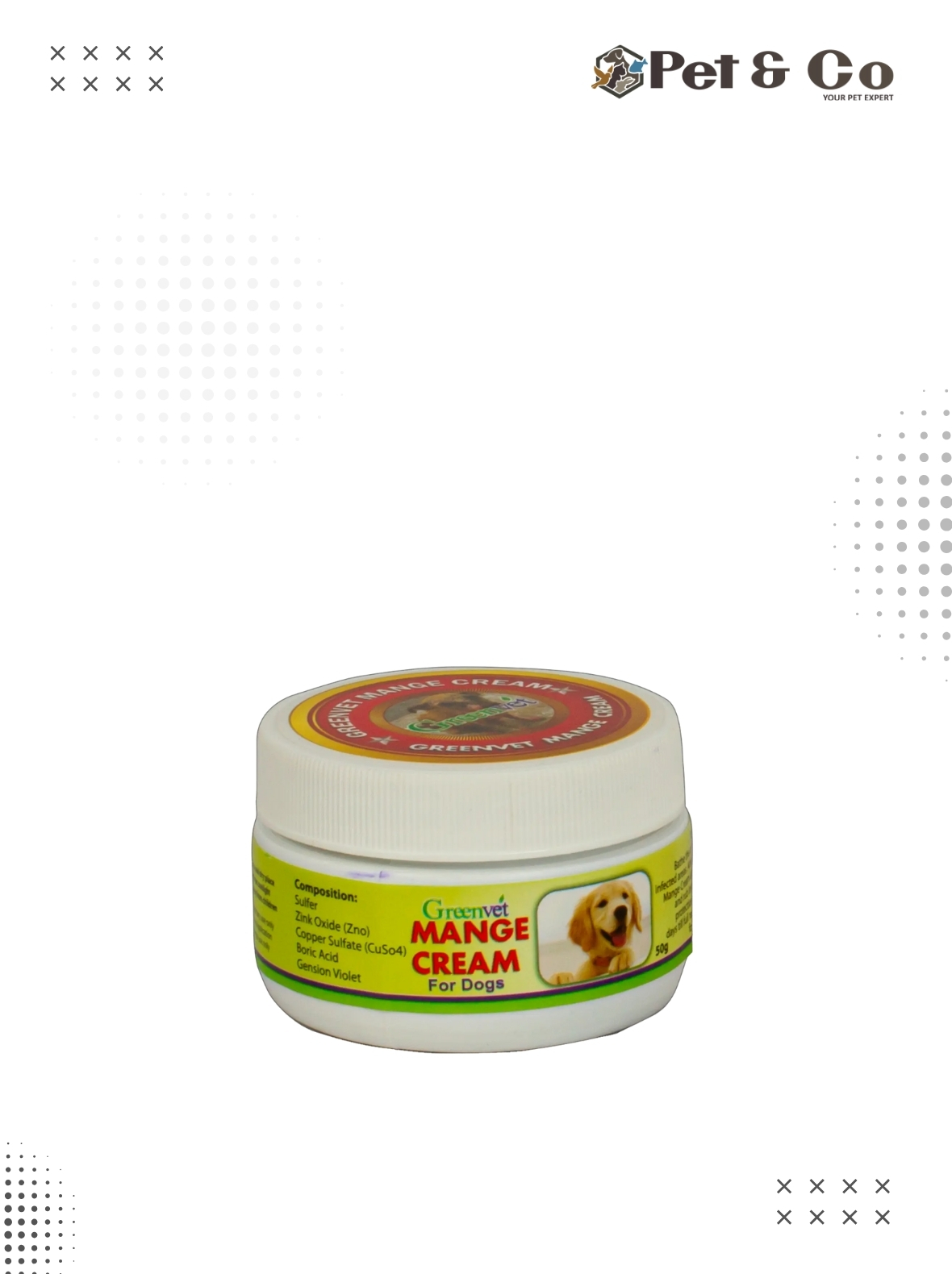 Greenvet Anti Fungal Mange Cream 50G