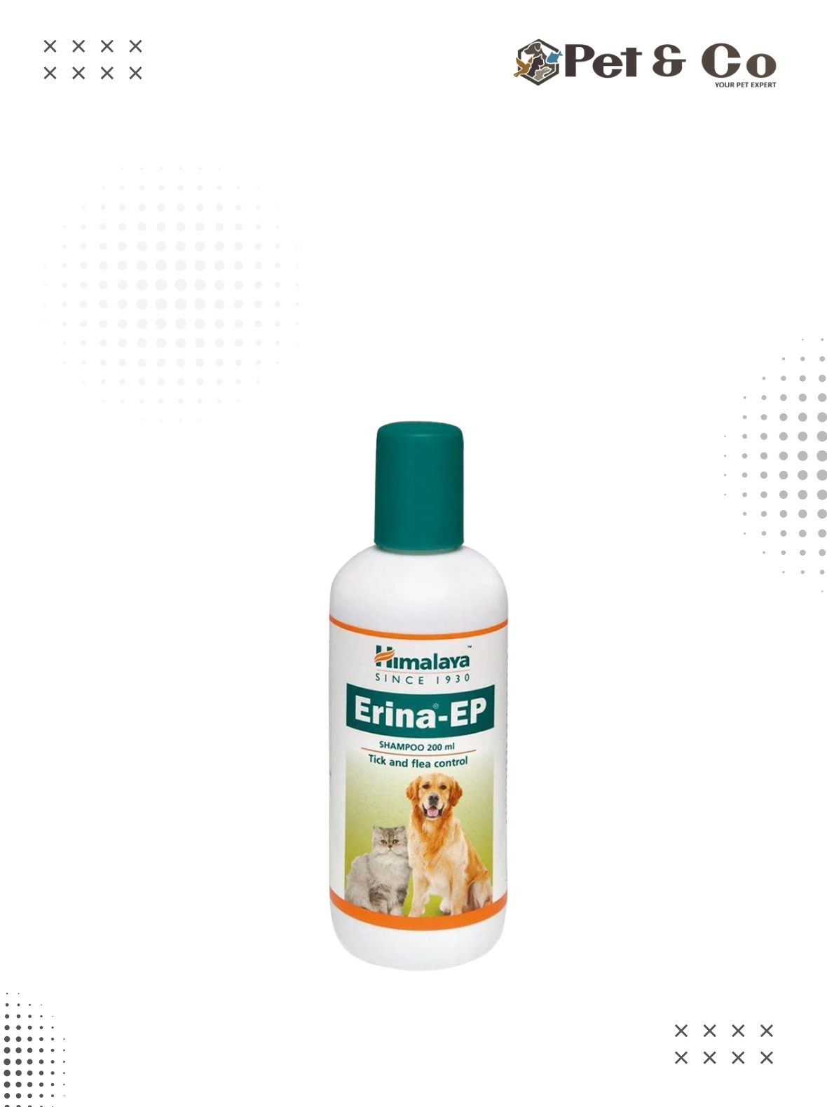 Himalaya Erina EP Tick & Flea Dog Shampoo - 200 ml