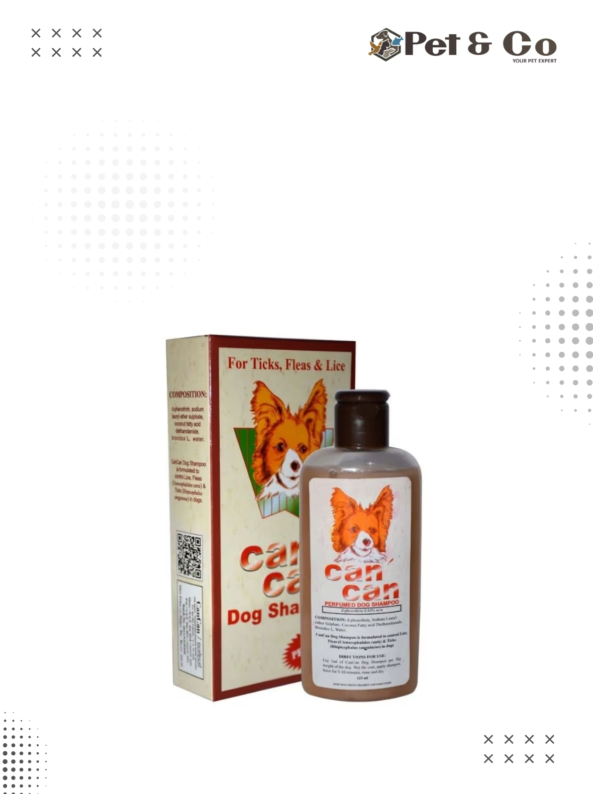 CAN CAN Dog Shampoo (Perfumed) 125mL