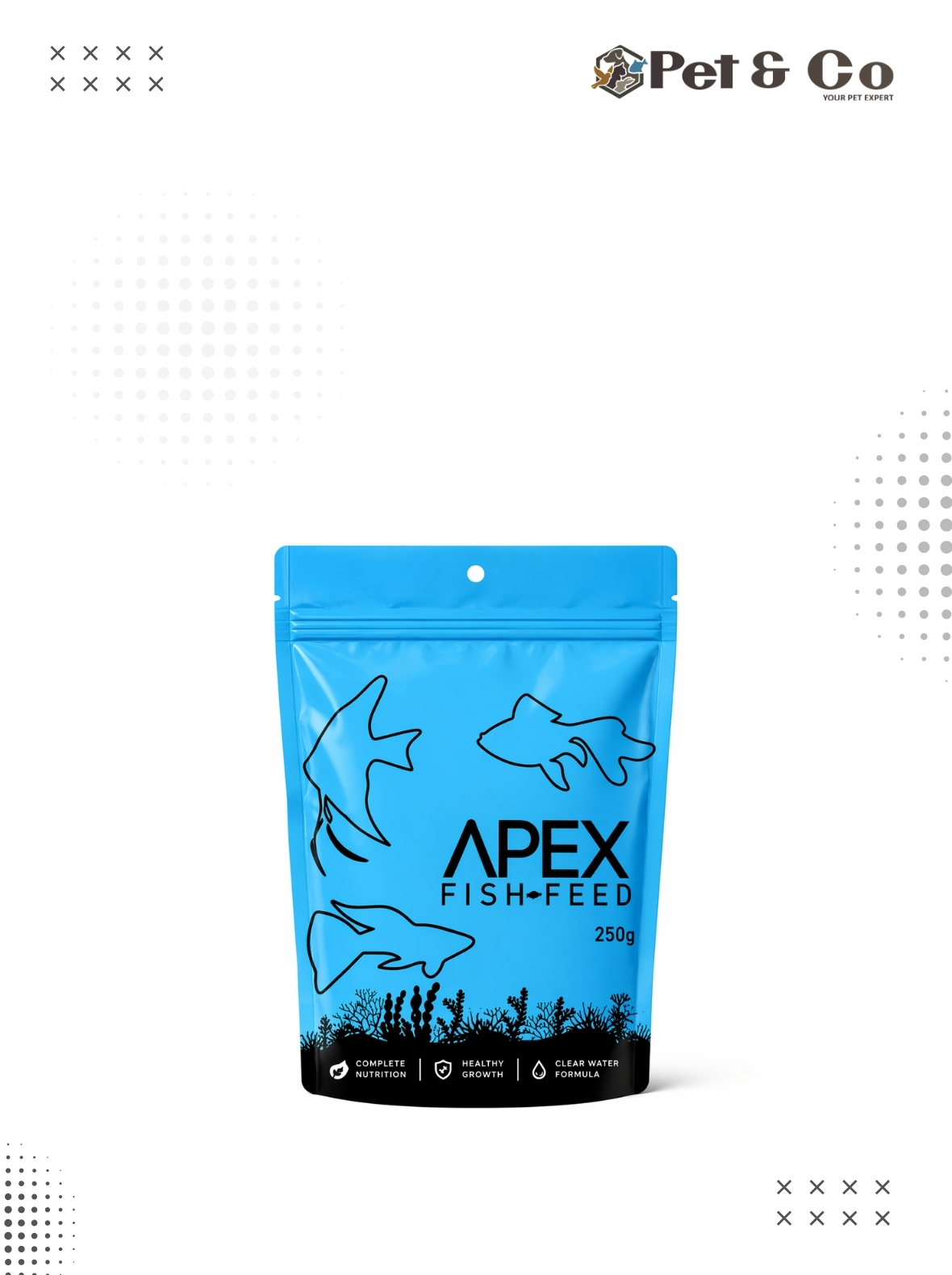 Apex Fish Food 250g (Sinking Pellets)