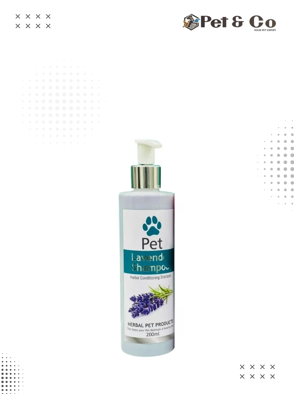 VetMax Pet Herbal Conditioning Shampoo (200ml) - Lavender