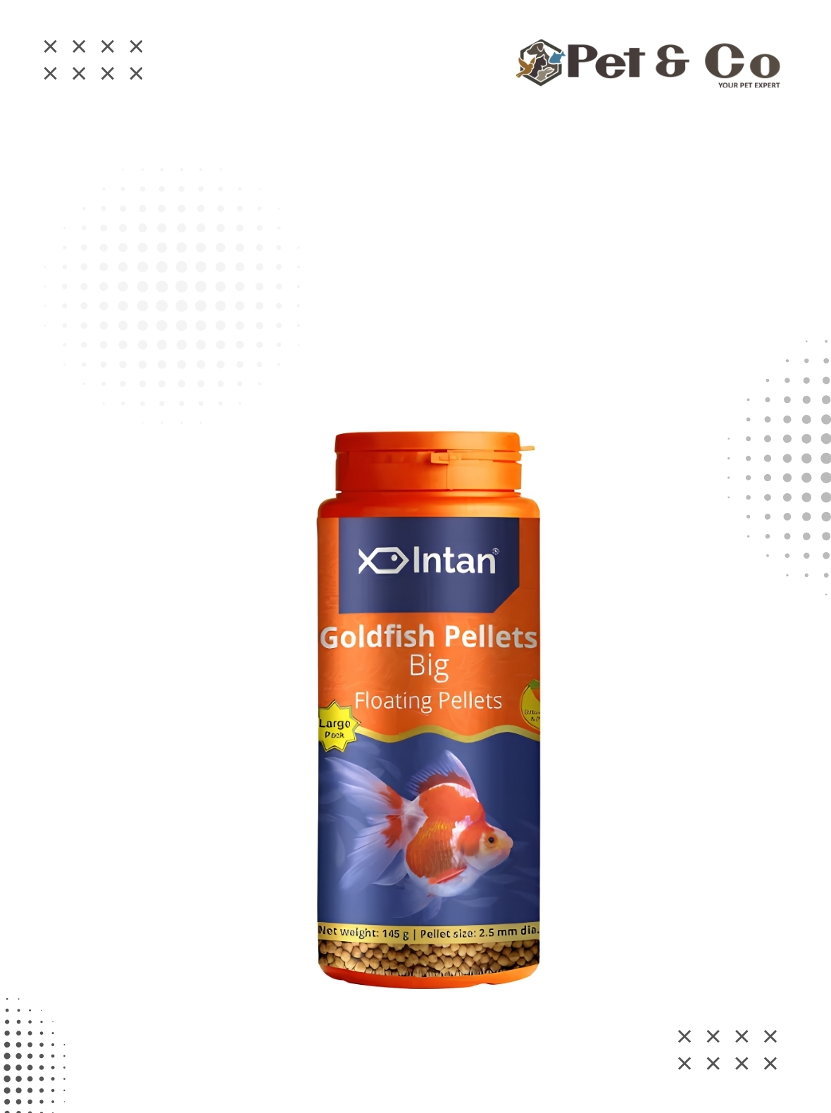 Intan Goldfish Pellets (Small 1.5mm Floating) | 55gm