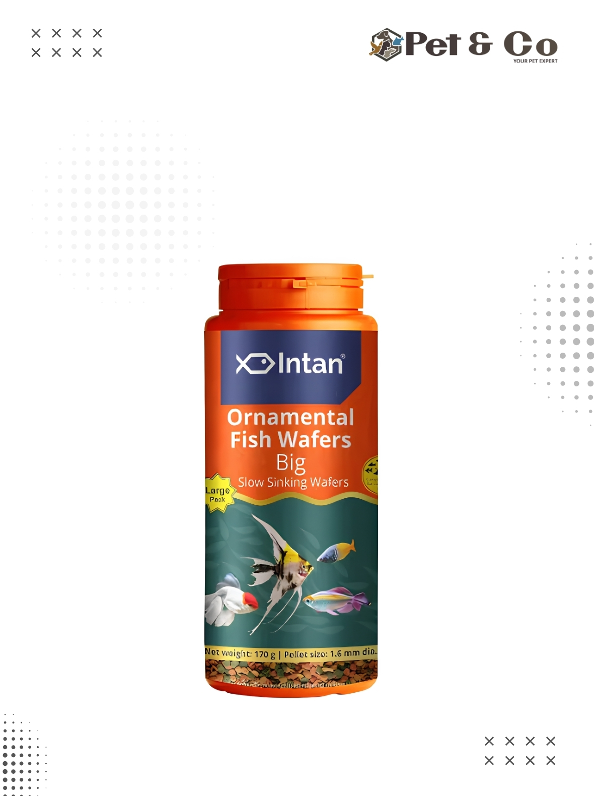 Intan Ornamental Fish Wafers 65G