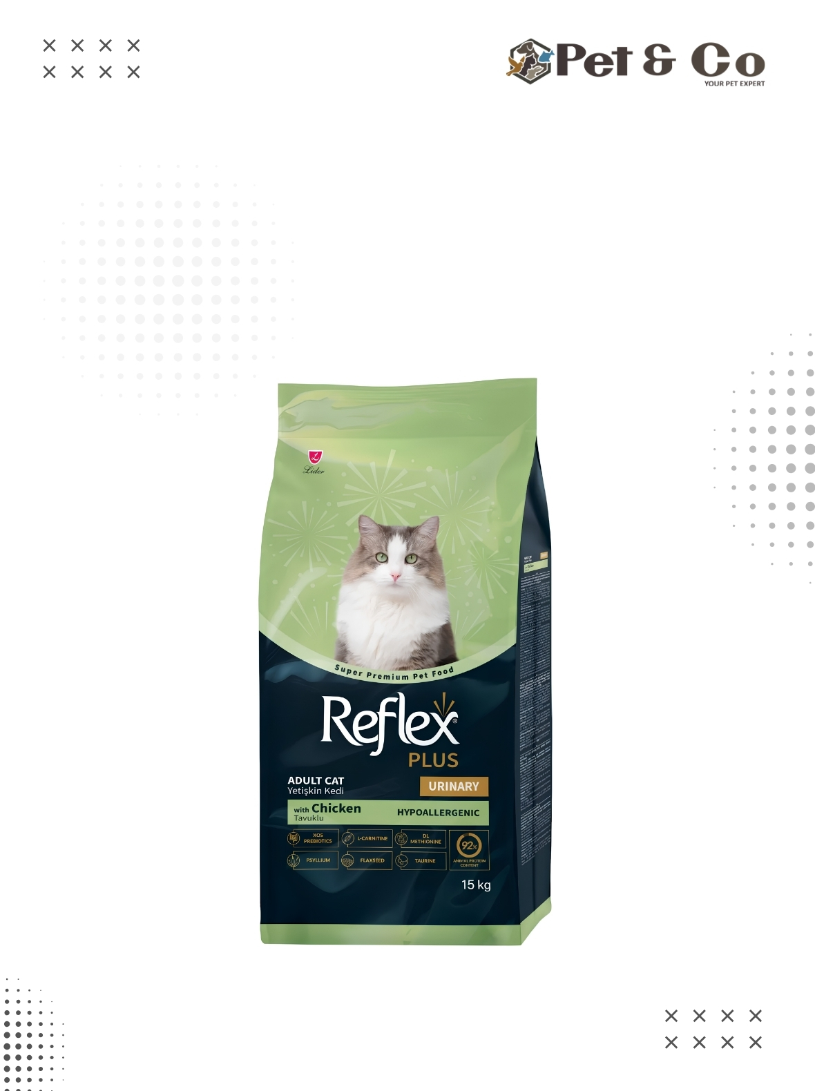 Reflex Plus Urinary Dry Food For Adult Cats - Chicken Flavor 1.5kg