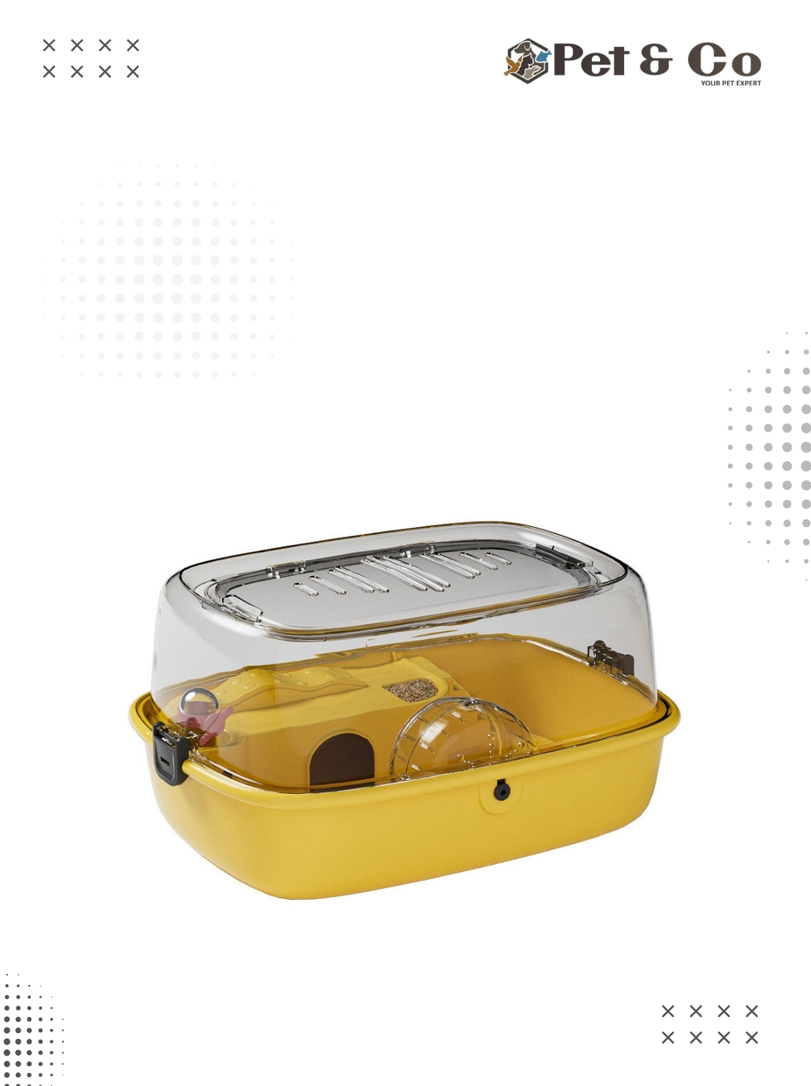 Portable Hamster Cage Large (11.81'*16.92'*9.8' inch)